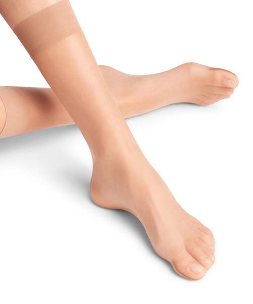 Falke Shelina 12 Denier Ultra Sheer Dress Socks In Neutral