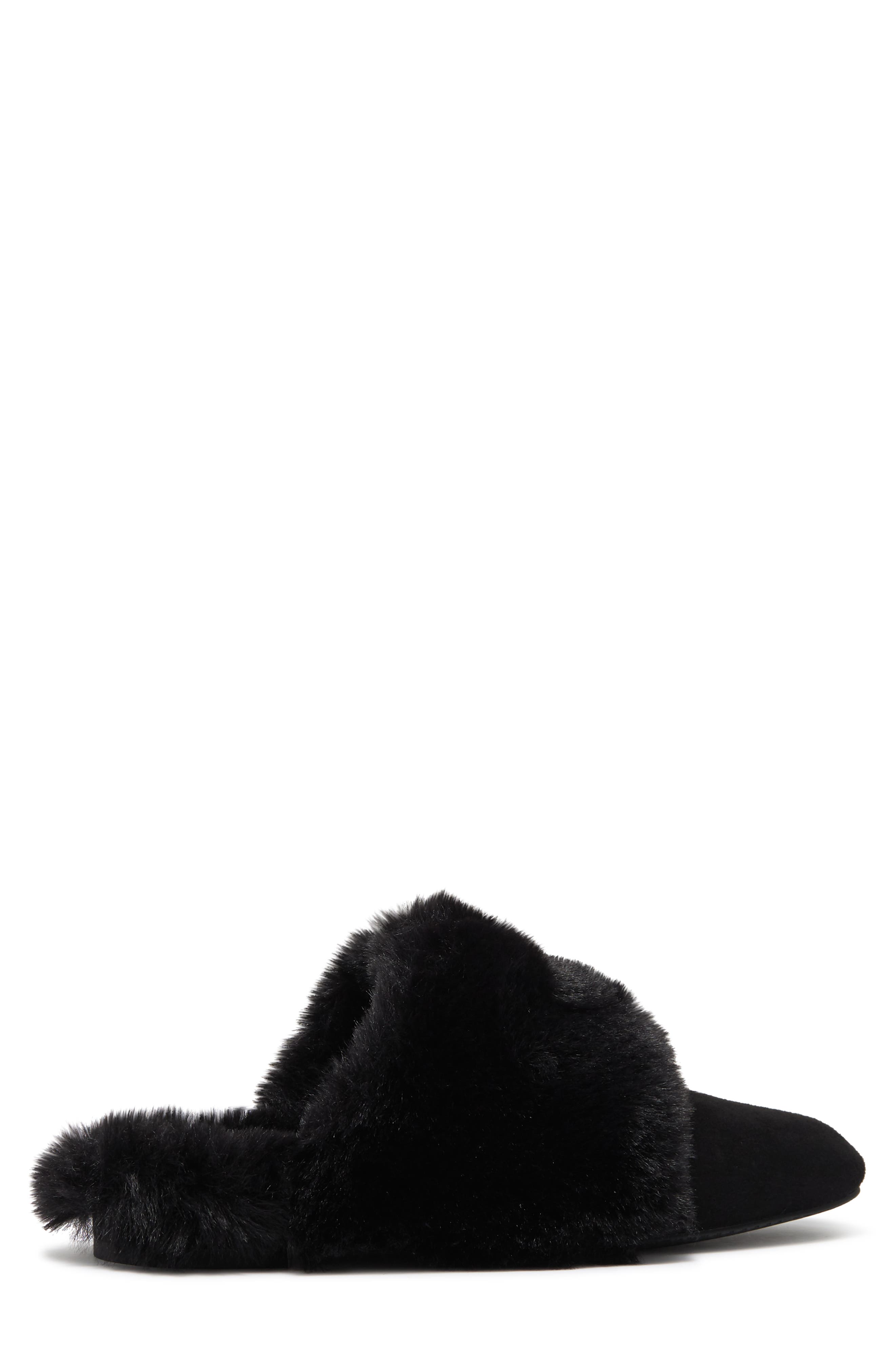 Stuart Weitzman Edie Chill Faux Fur Trimmed Mule (Women) | Nordstromrack