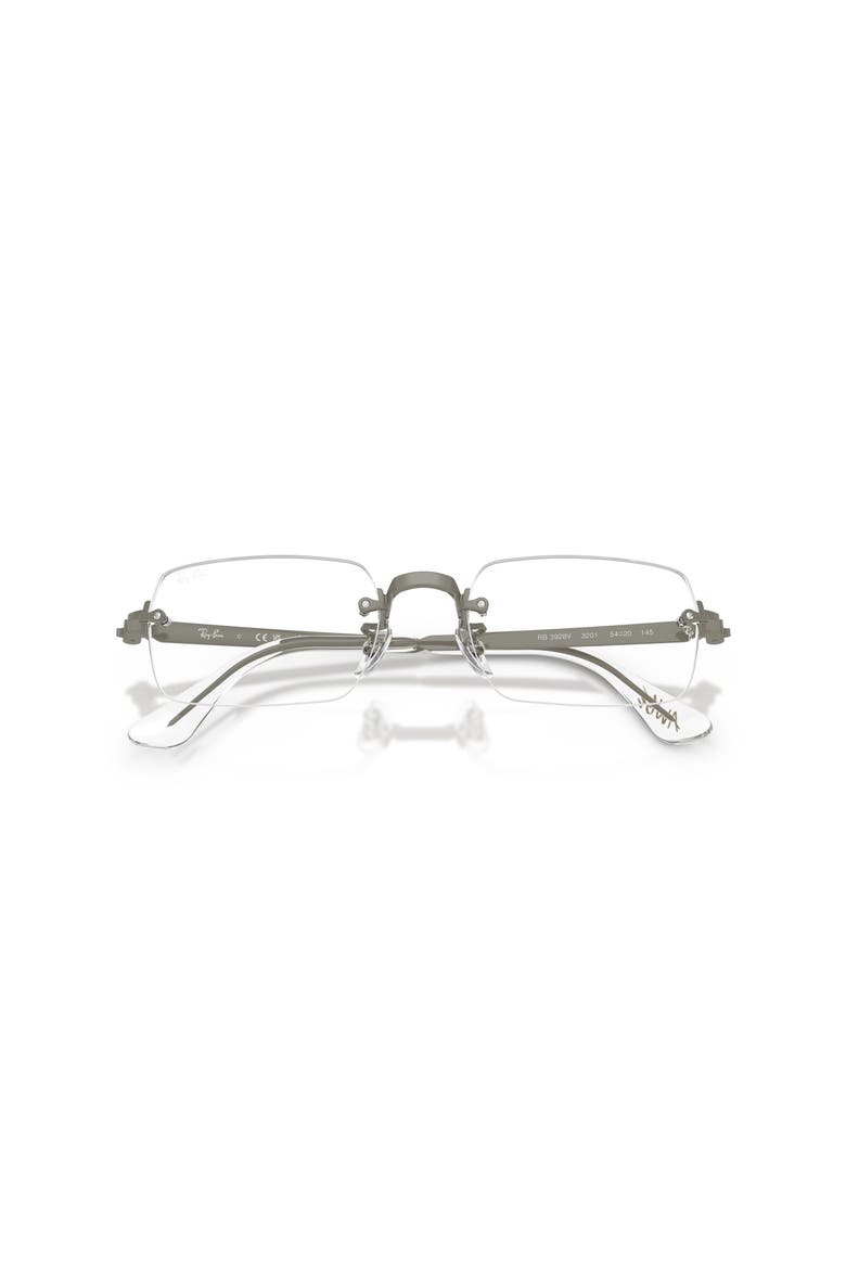 54mm Rectangle optical glasses, Alternate, color, Grey