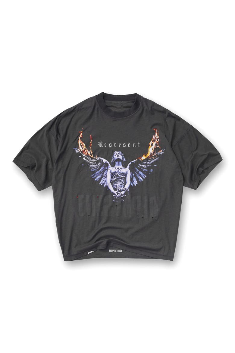 Living Legacy Cotton & Hemp Reversible Graphic T-Shirt, Alternate, color, SUN FADE GREY