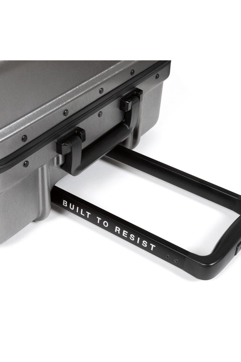 Resist'r Case M Brushed Black Luggage, Alternate, color, Metal