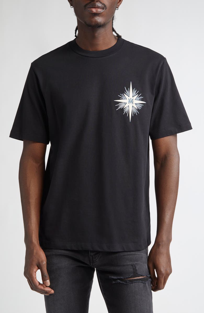 AMIRI Starburst Graphic T-Shirt, Main, color, 