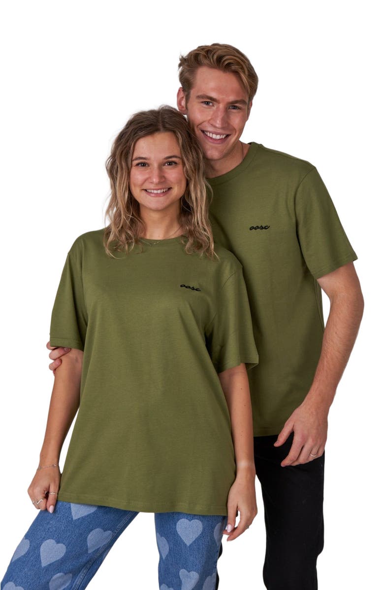 OOSC Powder Club T-Shirt - Khaki, Alternate, color,
