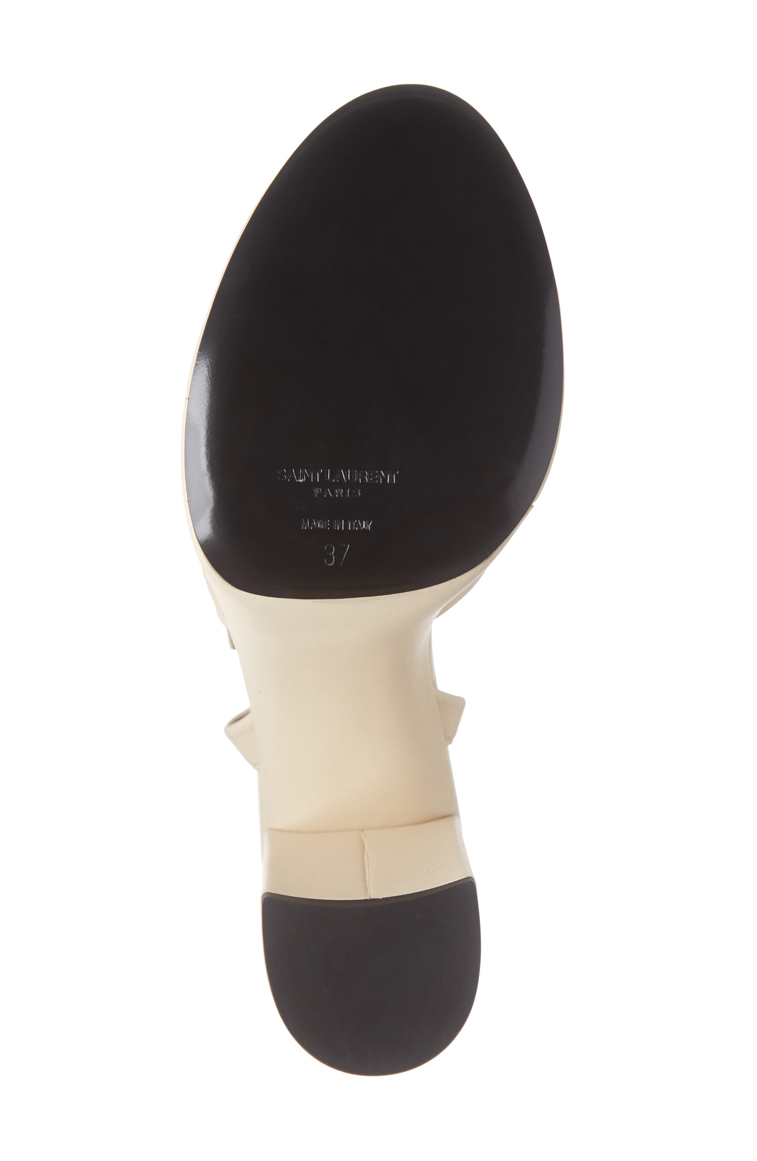 Saint Laurent Bianca Platform Sandal, Alternate, color, 