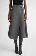Michael Kors Collection Draped Wool Wrap Skirt