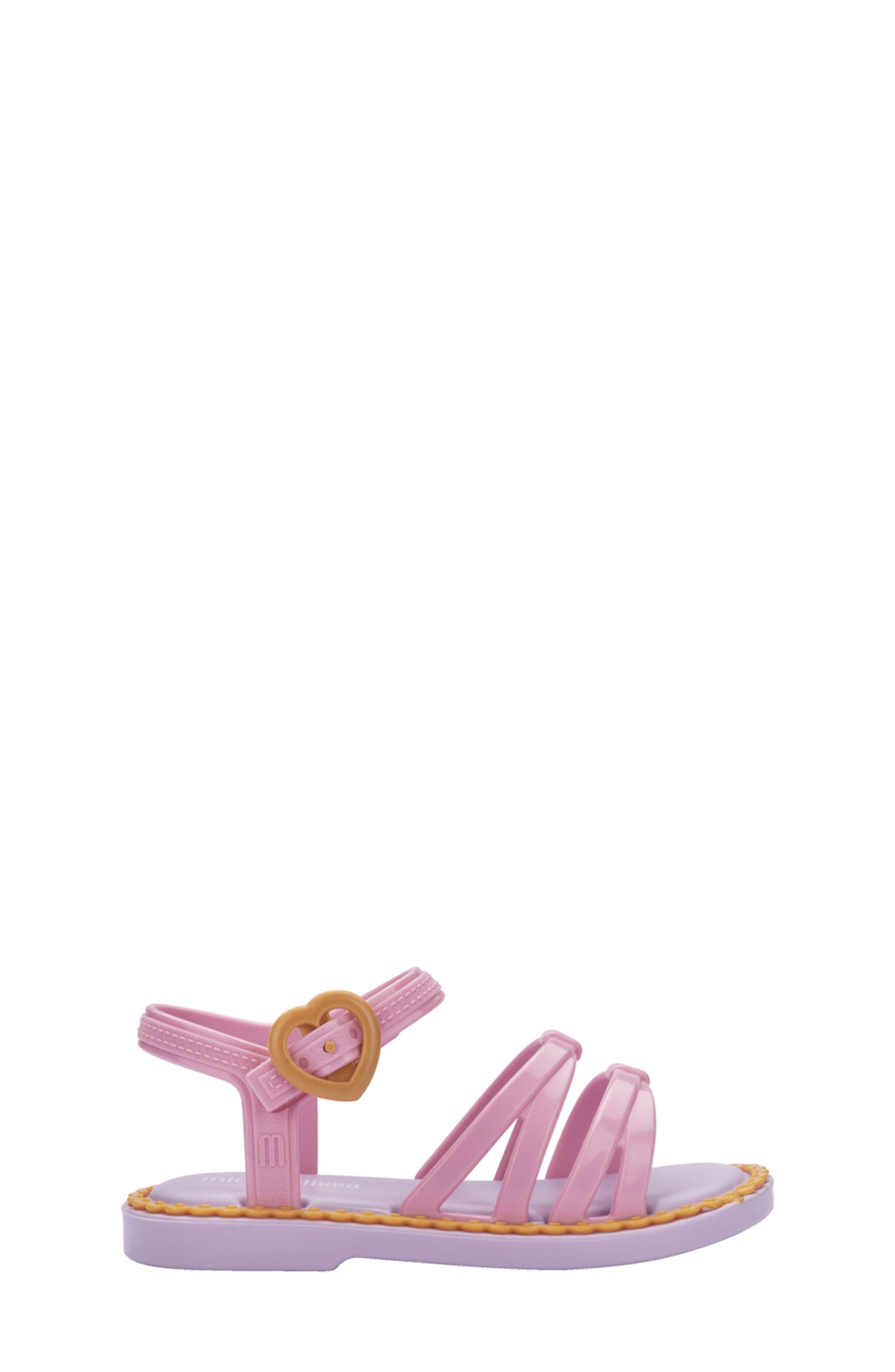 Kids' Aurora Sandal, Alternate, color, LILAC/ YELLOW/ PINK