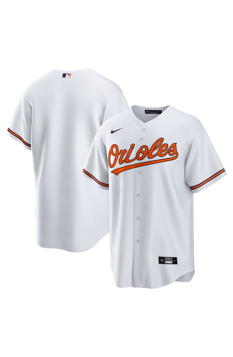 Nike Men's Nike White Baltimore Orioles Home Replica Team Jersey, Main, color,