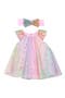 Foil Star Tulle Dress & Headband Set