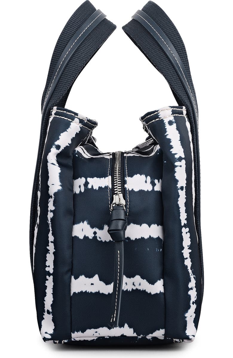 Radley Halley Row - Tie Dye Stripe Medium Ziptop Satchel Bag, Alternate, color, Naval