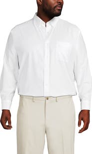 Lands' End Big and Tall No Iron Supima Oxford Dress Shirt
