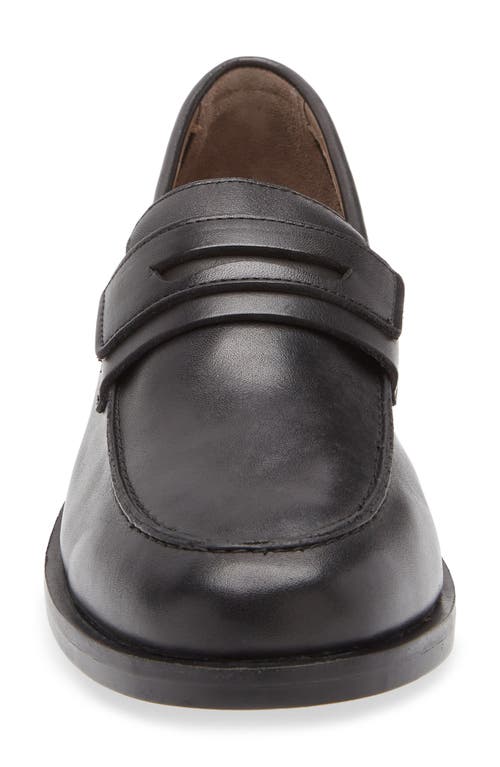Allsaints Harmon Penny Loafer In Black