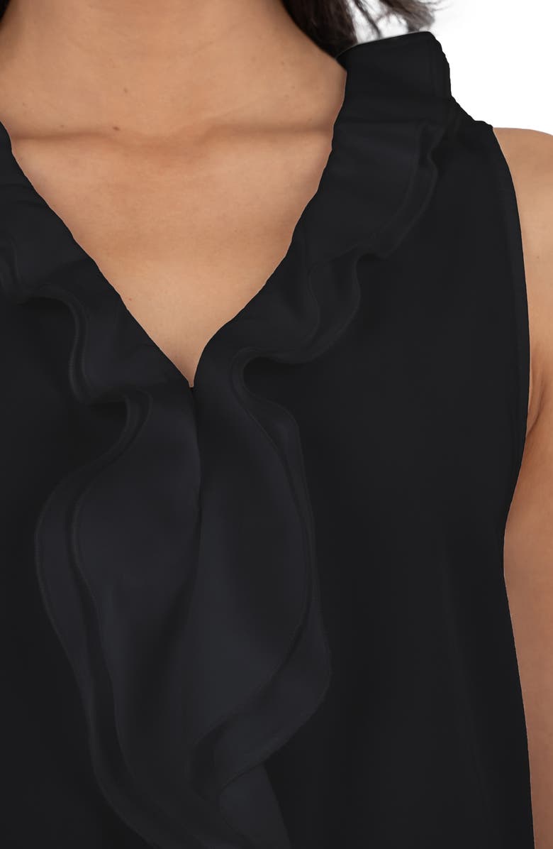 KUT from the Kloth Genessa Ruffle Front Sleeveless Top, Alternate, color, 