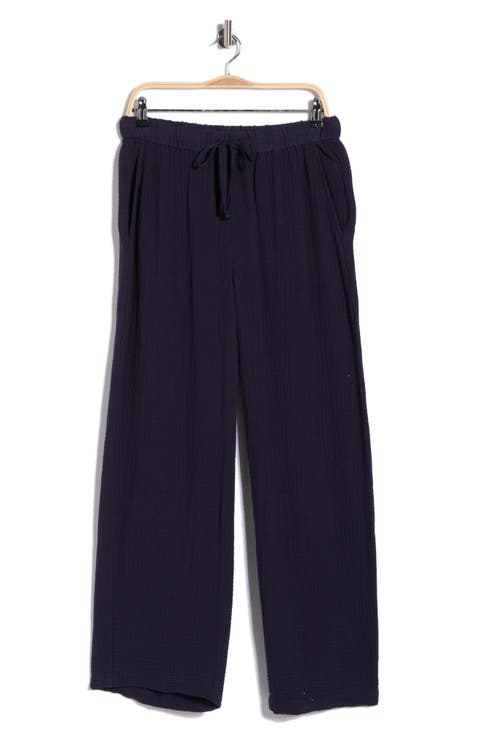 Organic Cotton Wide Leg Pants