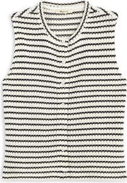 Madewell Textured Knit Button Front Shell Top