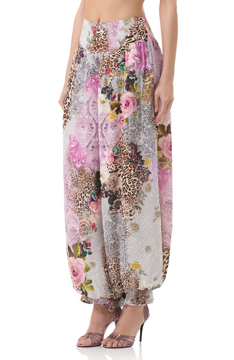 AFRM Vesper Patchwork Print Pants, Alternate, color, Natural Patchwork