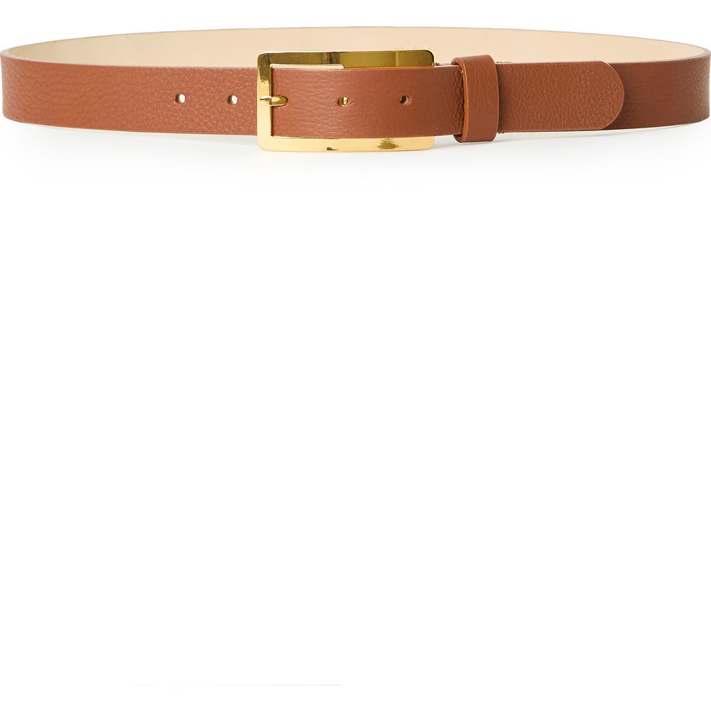 B-low The Belt Charlie Leather Belt In Brandy Gold