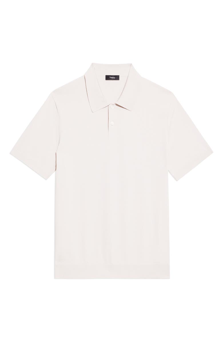 Theory Soris Knit Polo, Alternate, color, Silver Cloud