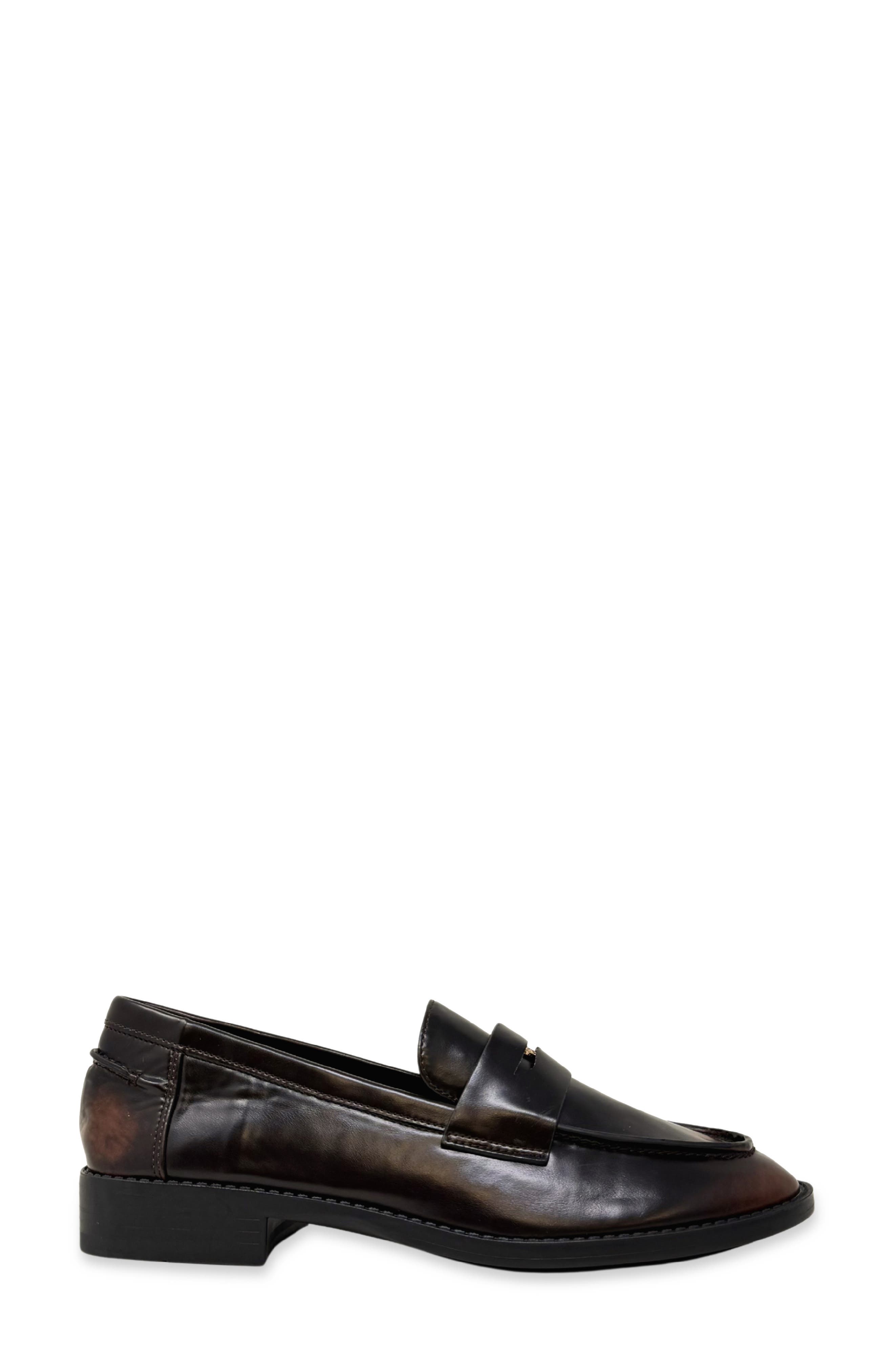 Tammy Faux Leather Loafer, Alternate, color, CHOCOLATE