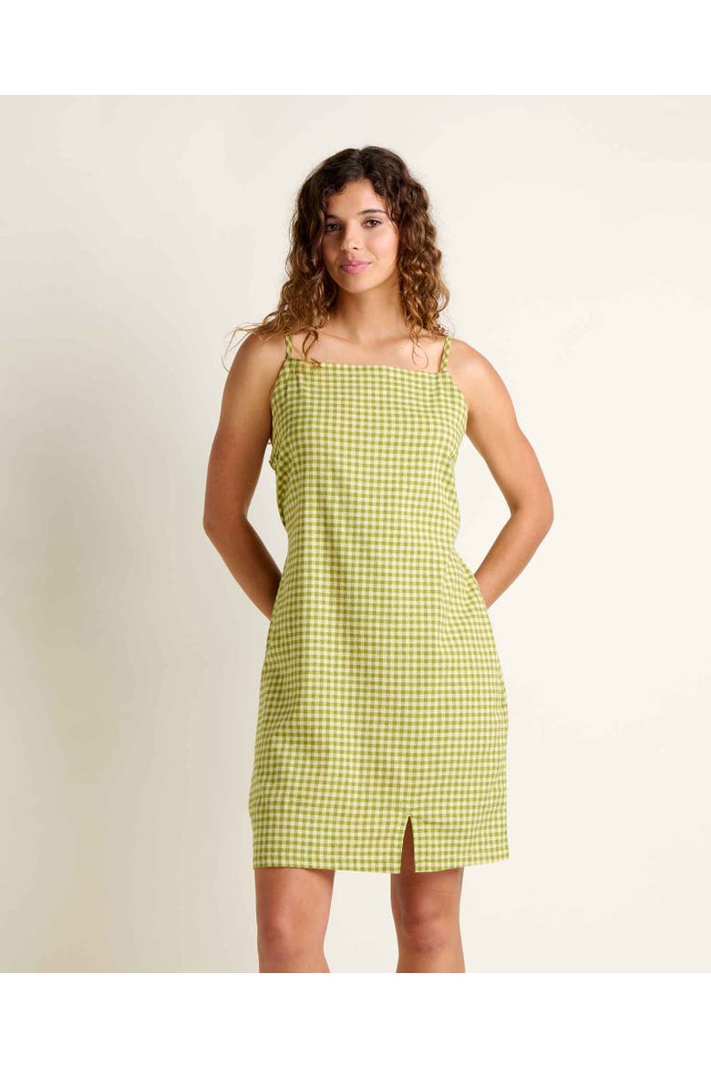 Taj Hemp Tank Dress, Main, color, Woodbine Pattern