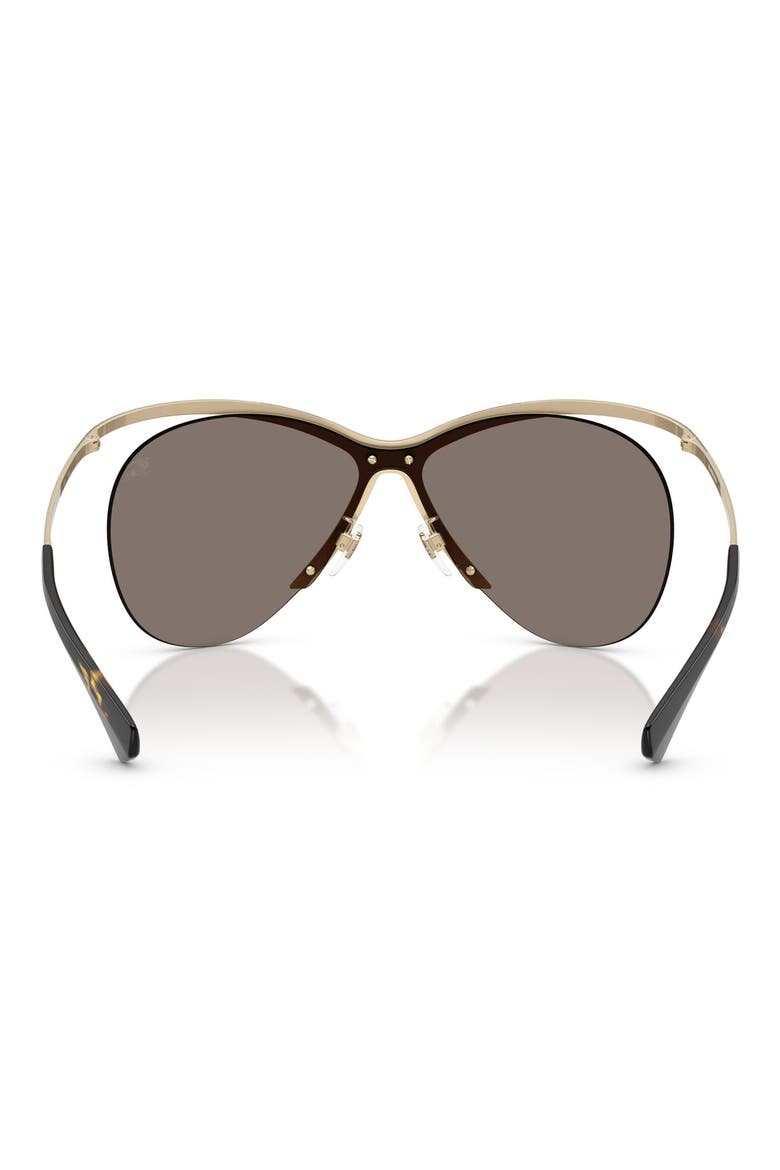 137mm Cat Eye Sunglasses, Alternate, color, LIGHT GOLD / BROWN GOLD