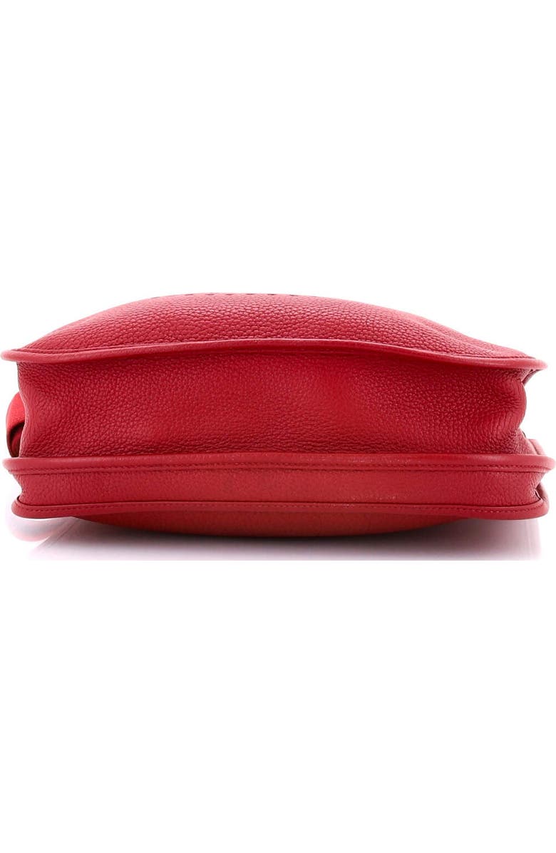 Pre-Owned Hermes Evelyne Bag Gen III Clemence PM, Alternate, color, Rouge Grenat