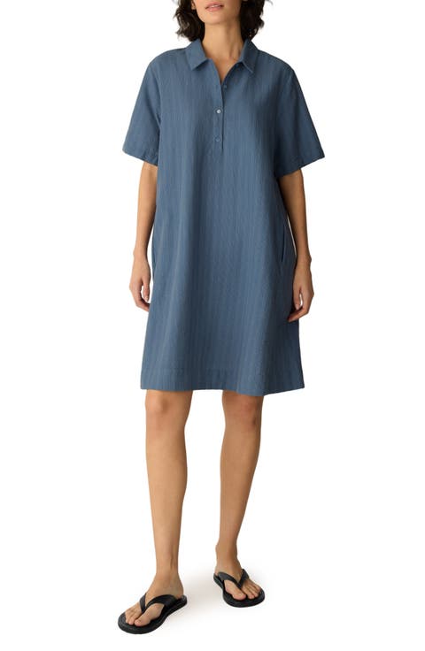 Classic Collar Shirtdress
