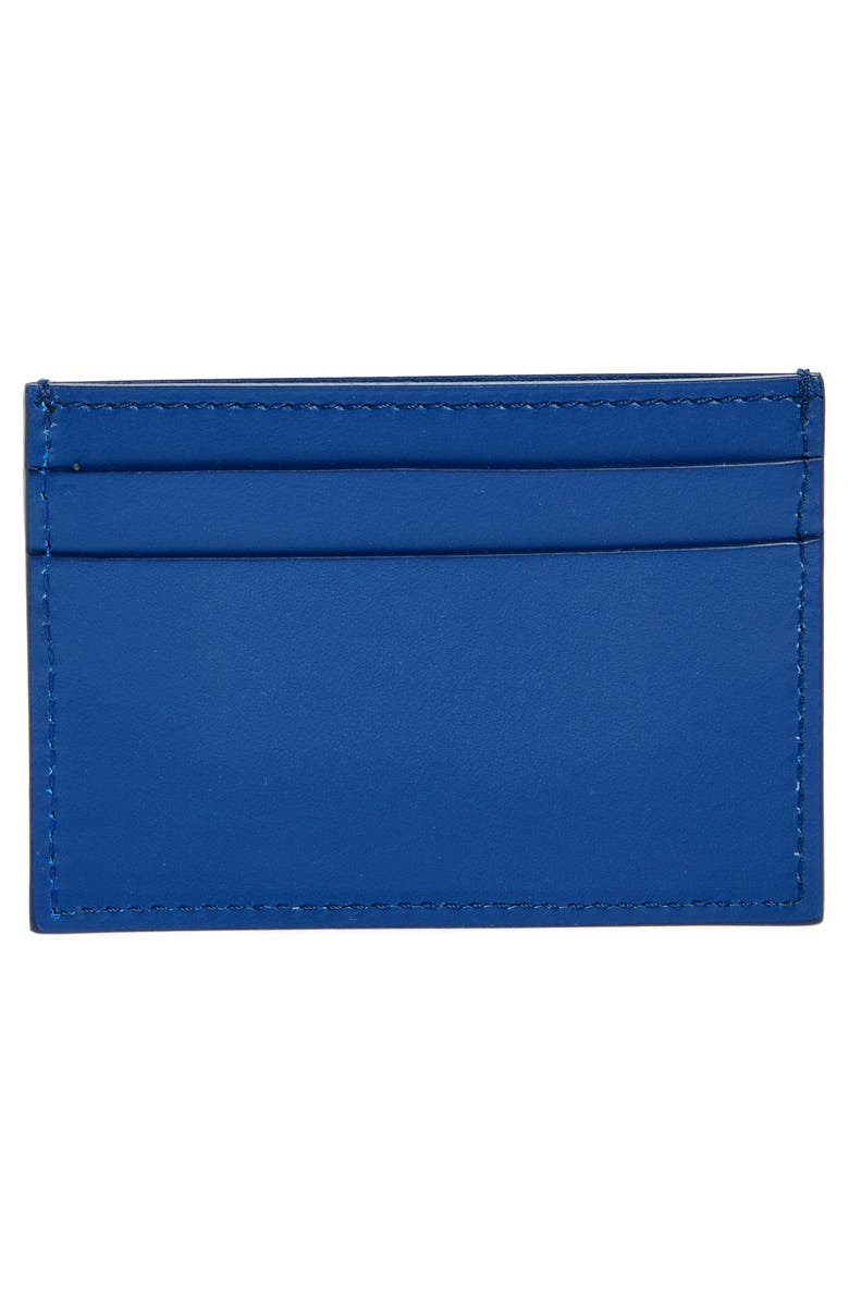 Off-White Bookish Leather Card Case, Alternate, color, Blue - Red