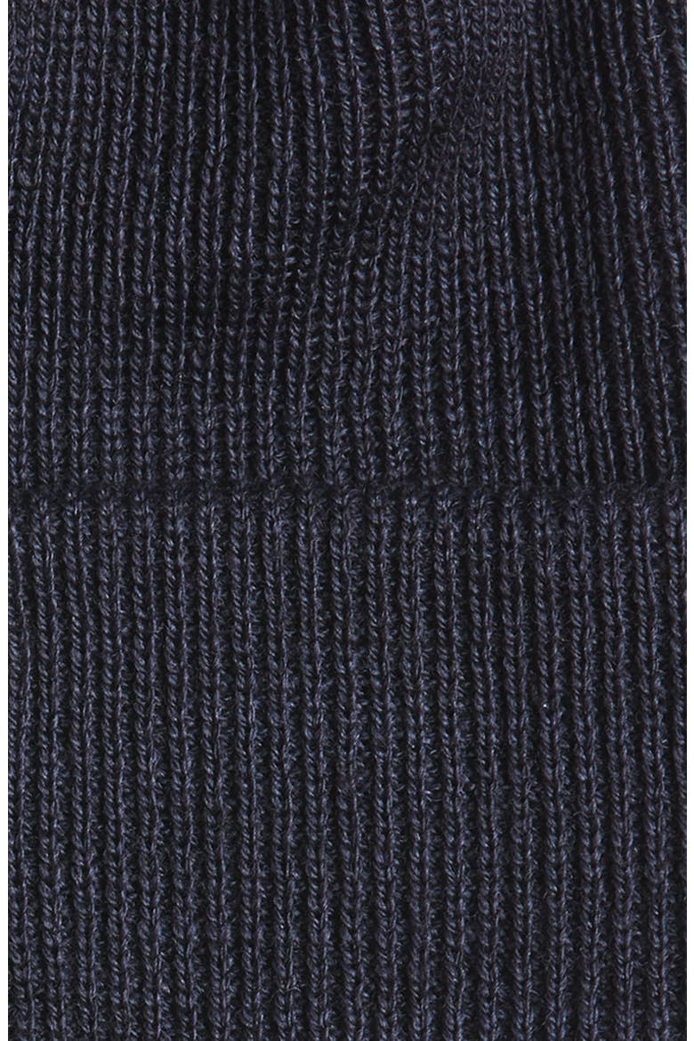 Merino Wool Beanie, Alternate, color, NAVY
