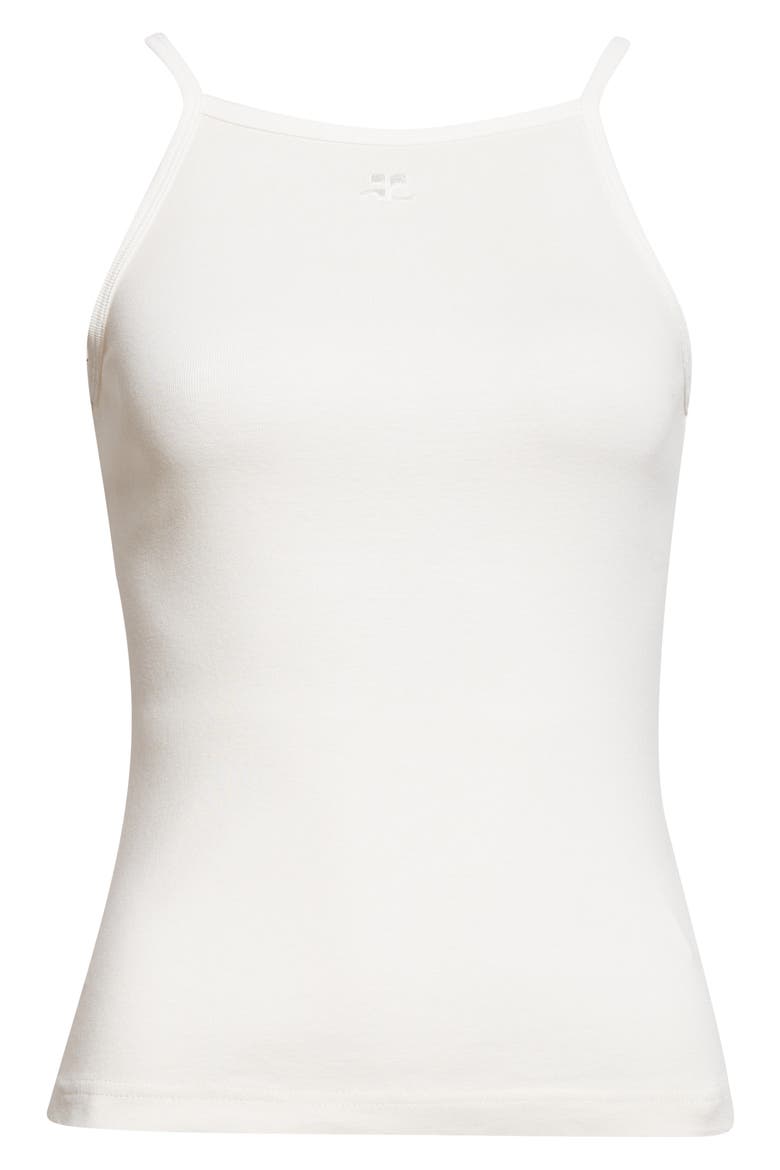 AC Logo Camisole, Alternate, color, LIGHT BONES/ HERITAGE WHITE