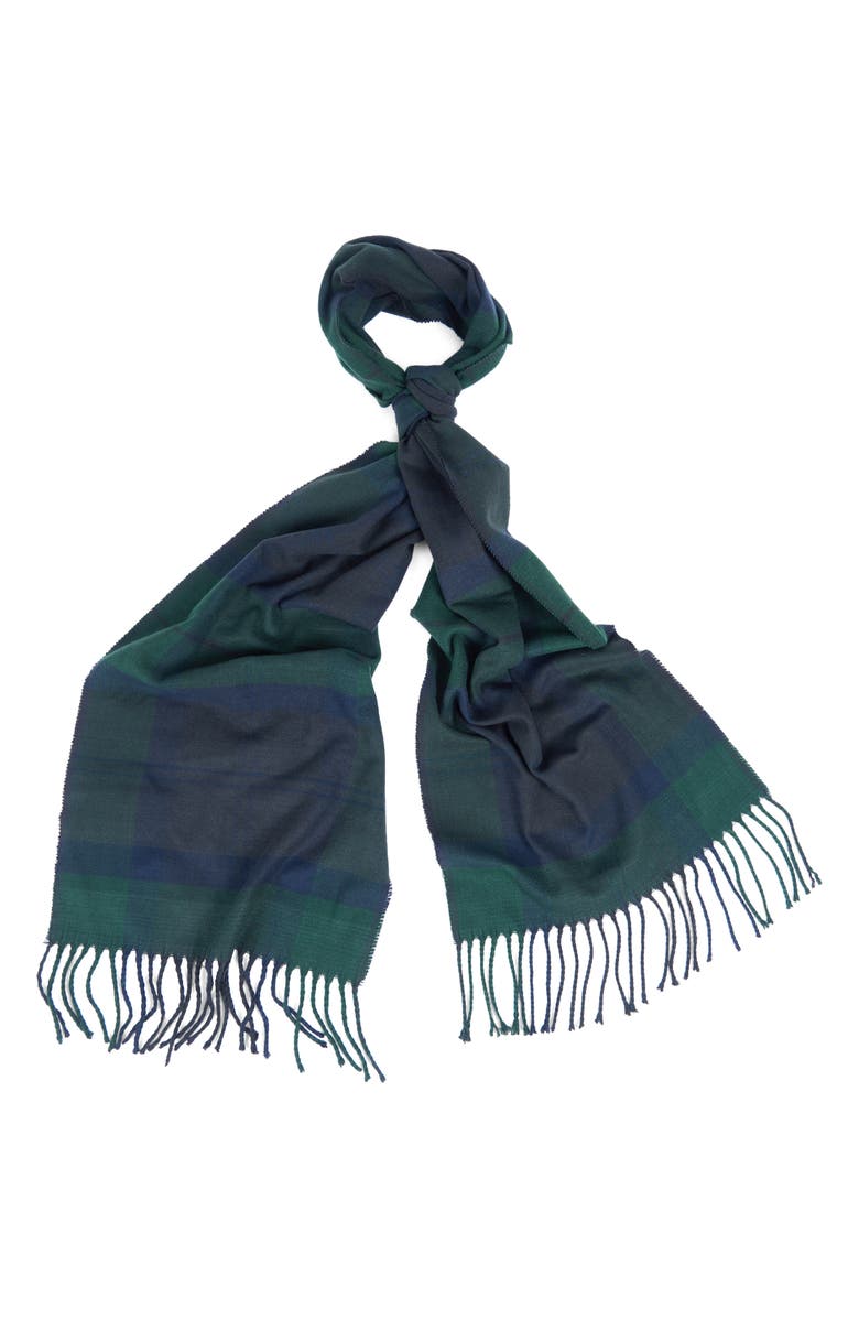 Barbour Galingale Tartan Scarf, Main, color,