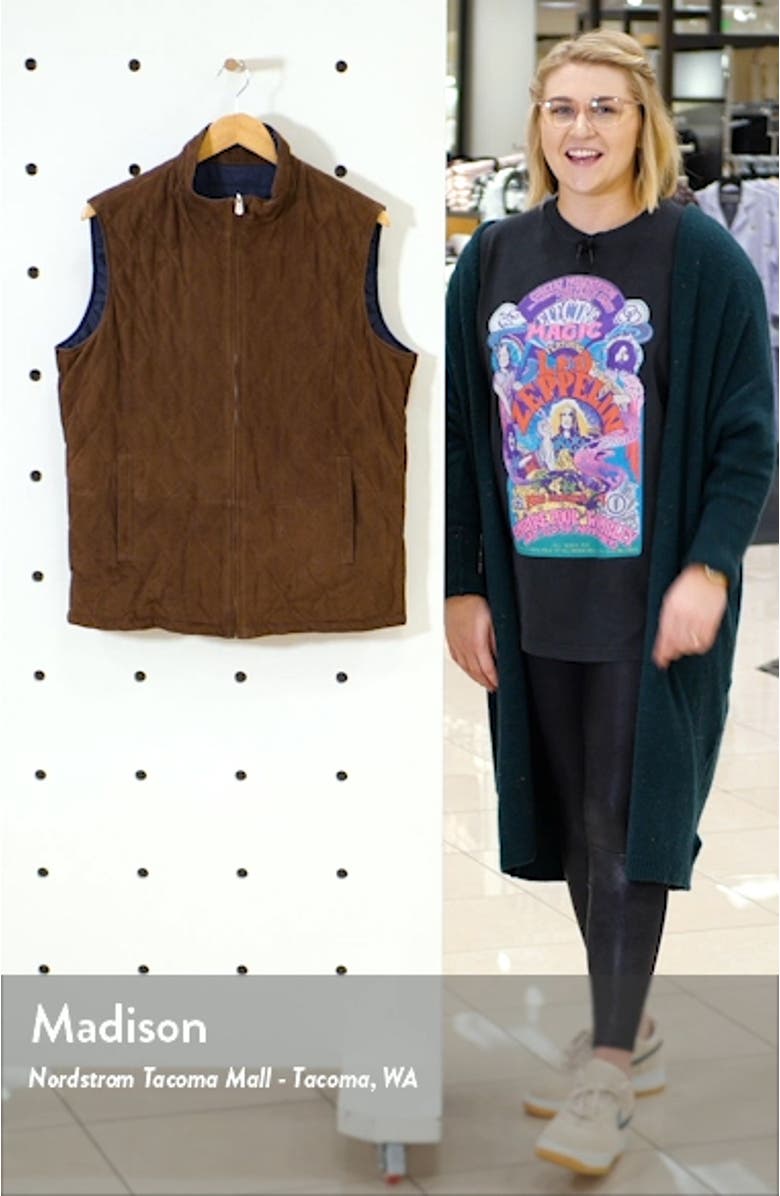 Reversible Suede Vest, sales video thumbnail