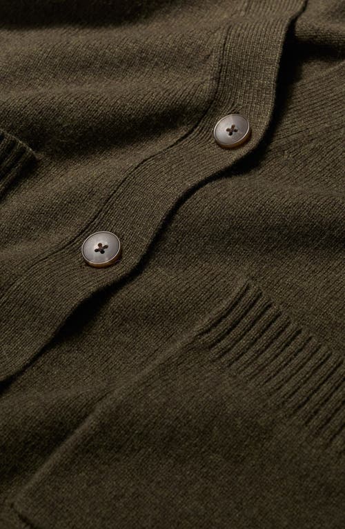 Seasalt Cornwall Senara Merino Wool Blend Cardigan In Green