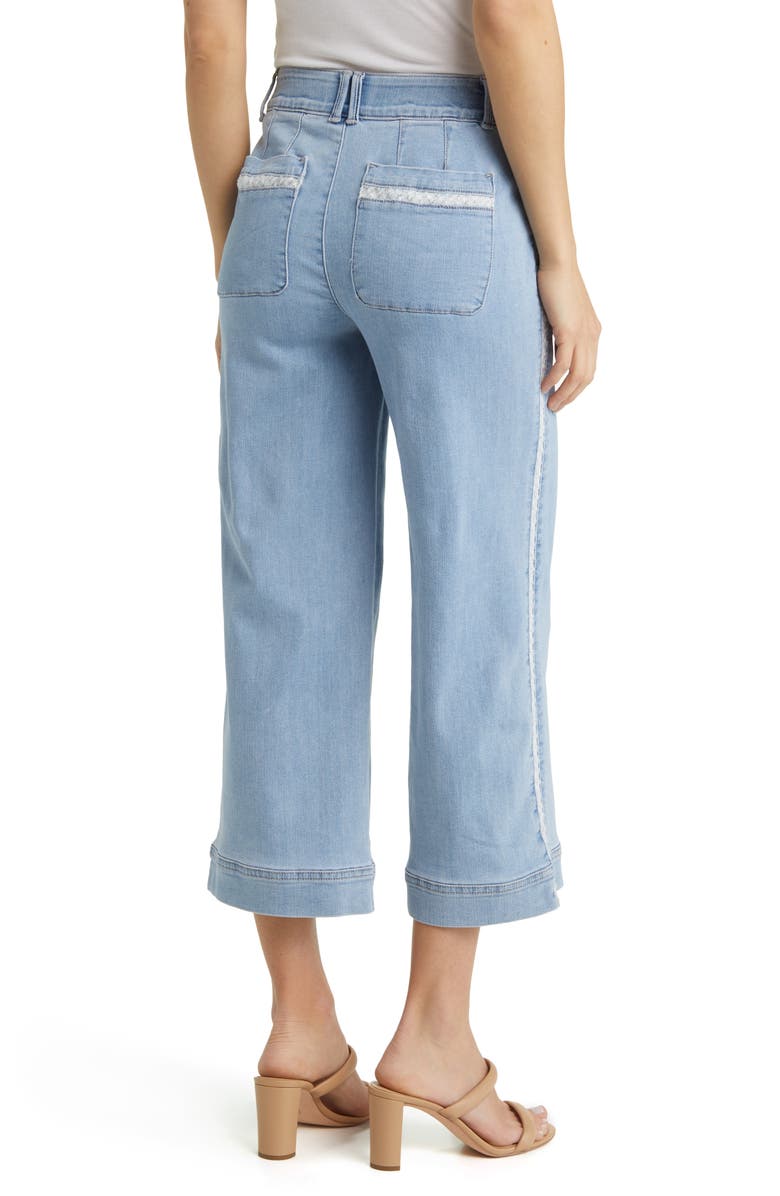 Wit & Wisdom 'Ab'Solution High Waist Wide Leg Ankle Jeans, Alternate, color, 