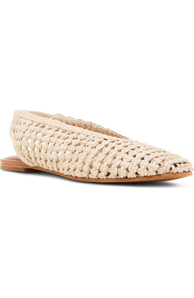 Steve Madden Rumi Slingback Flat, Main, color, Bone Leather