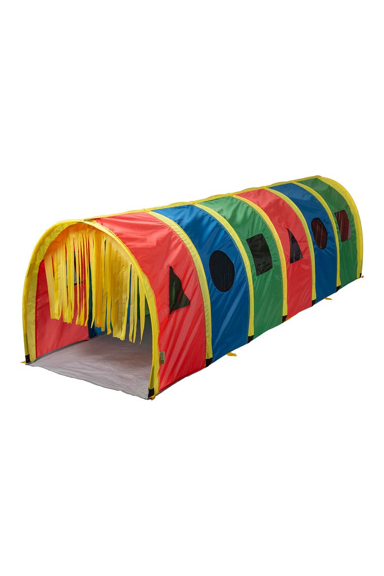 Giant Sensory 9.5-Foot Walk-Through Tunnel, Main, color, RED BLUE YELLOW