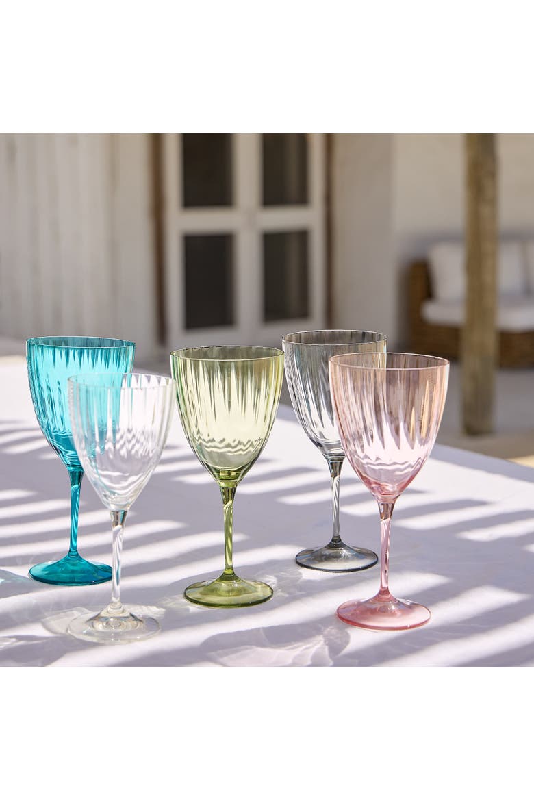 Sens Set/6 water glasses, Alternate, color, Smoked grey