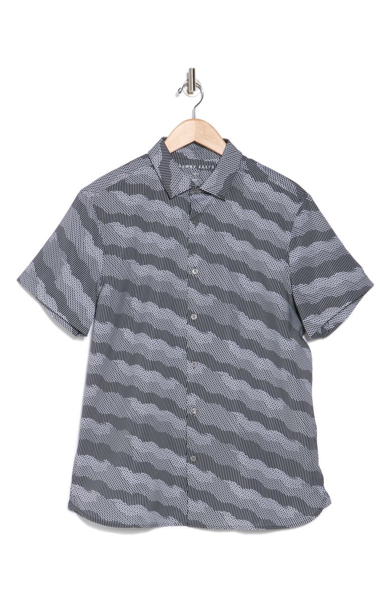 Perry Ellis Short Sleeve Woven Shirt, Alternate, color, 