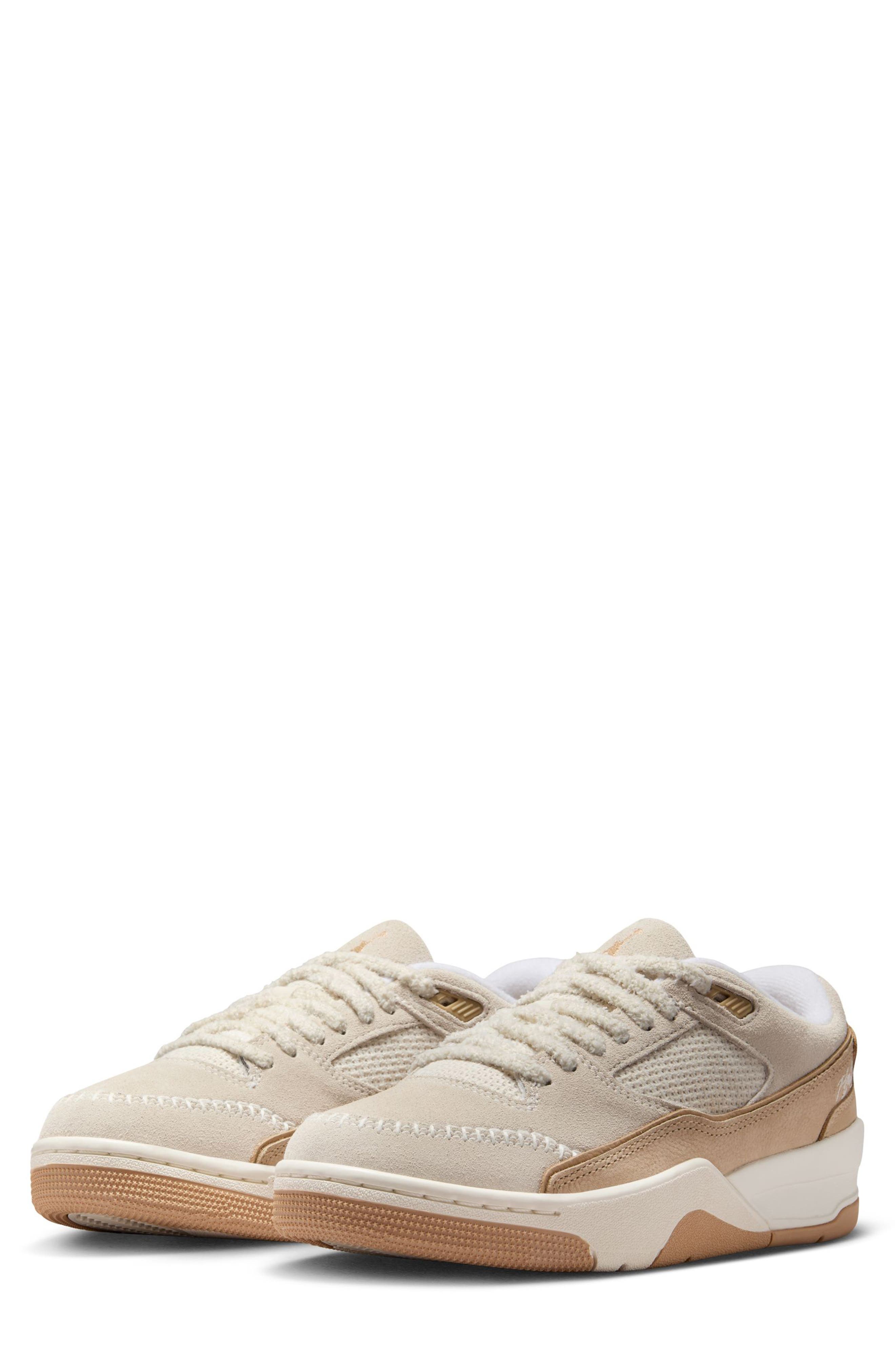 Jordan Flight Court SE Sneaker, Main, color, Light Ore Wood Brown/ Sail