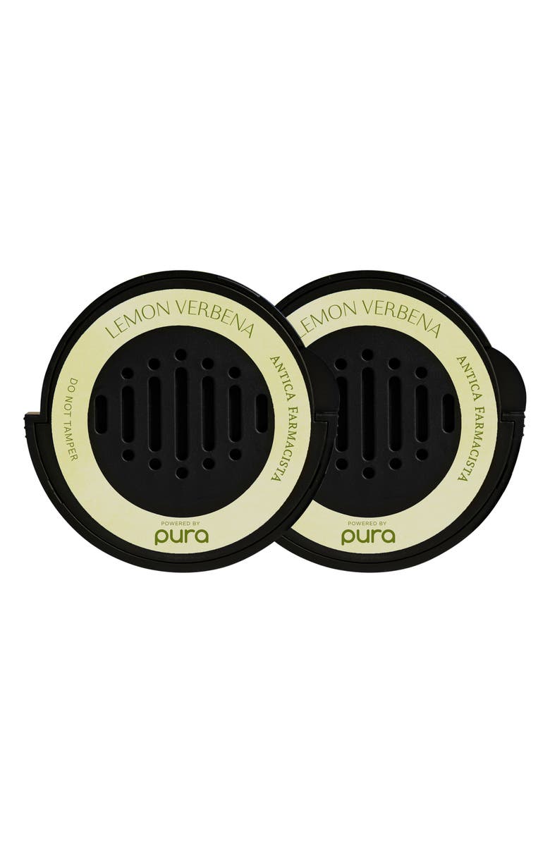 PURA x Antica Farmacista Lemon Verbena Car Dual Refill Pack, Main, color, Lemon Verbena
