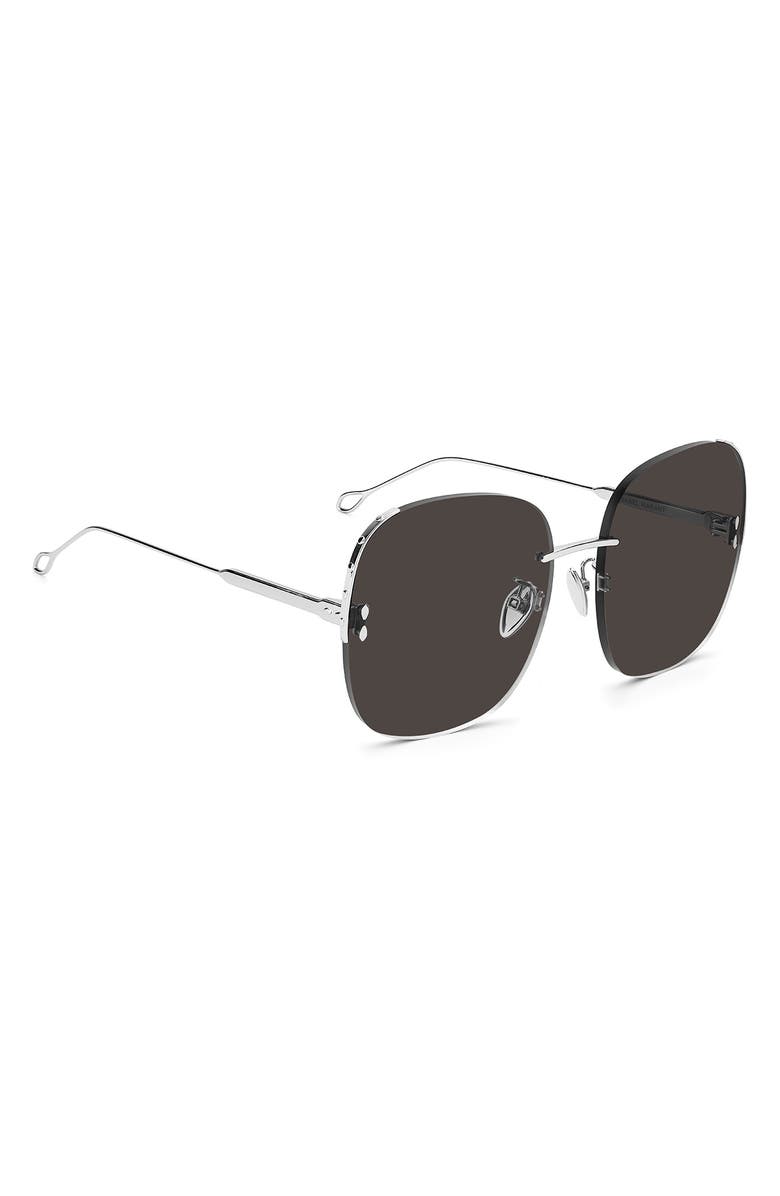 Isabel Marant 61mm Rectangular Sunglasses, Alternate, color, 