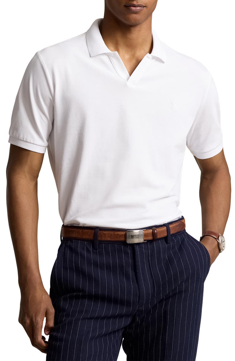 Polo Ralph Lauren Stretch Cotton Piqué Polo, Main, color, 