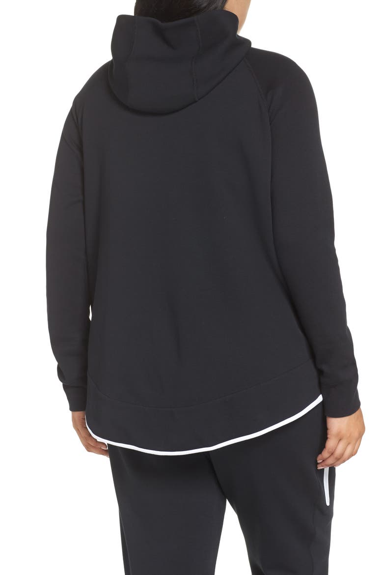 Sportswear Tech Fleece Cape Jacket, Alternate, color, BLACK/ BLACK/ WHITE