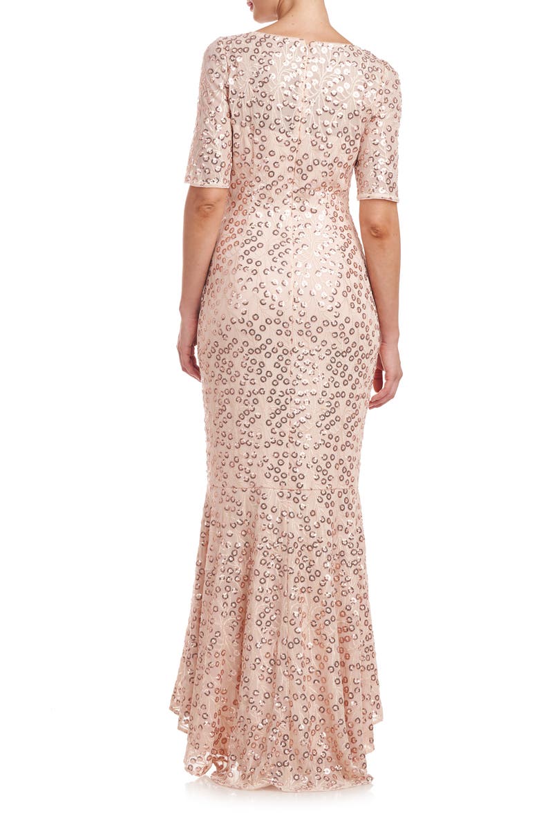 JS Collections Elliot Sequin Mermaid Gown, Alternate, color, 