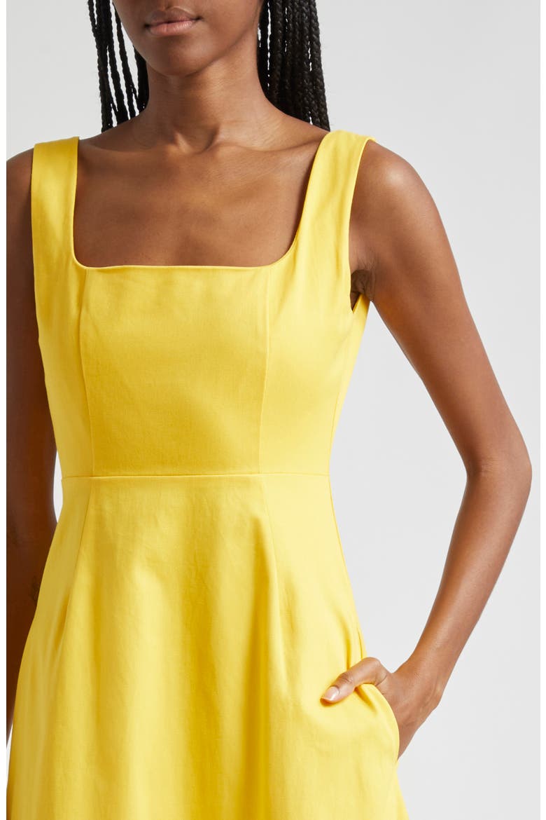 Kwara Crochet Trim Sundress, Alternate, color, YELLOW