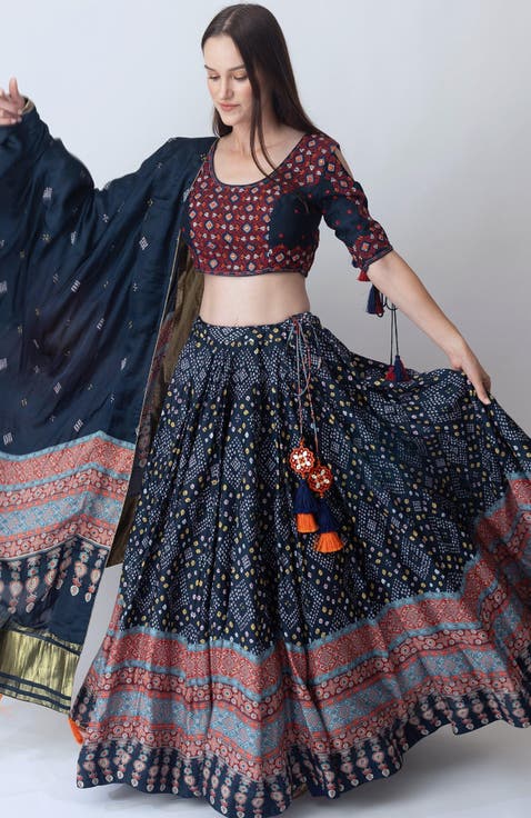 Isabella Bandhani Print Lehenga Choli