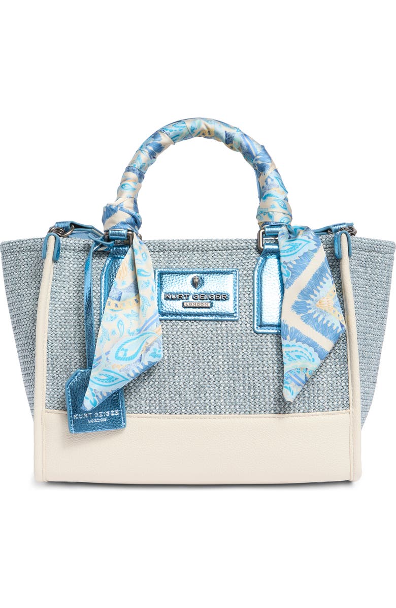 Kurt Geiger London Chiswick Small Shopper Tote, Main, color, Light/Pastel Blue