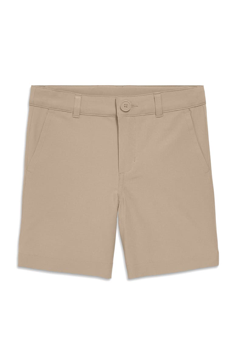 Primary Kids Staycool Stretch Flat Front Short, Main, color, Light Khaki