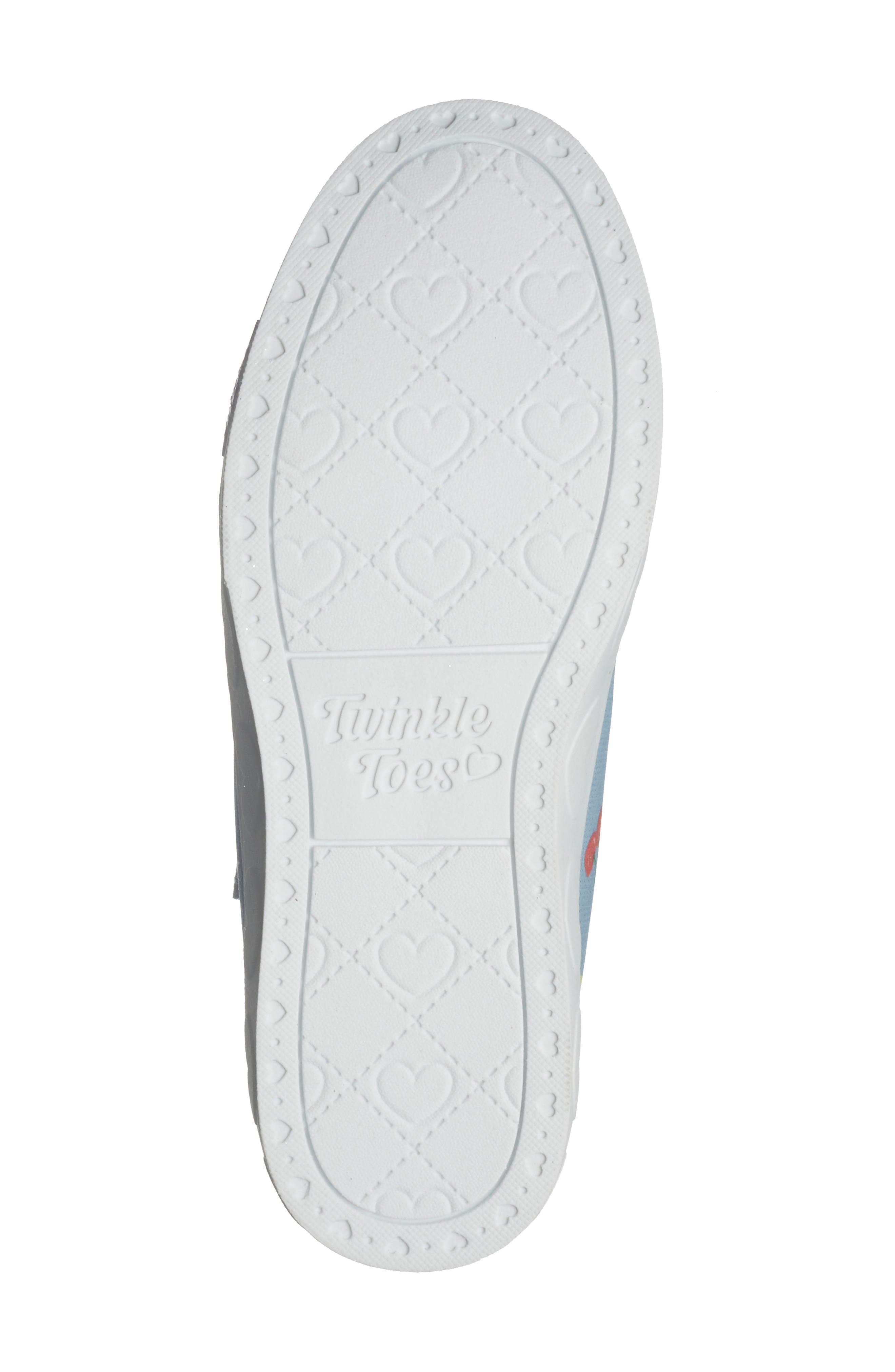 SKECHERS Kids' Heart Steps Twinkle Toes Sneaker, Alternate, color, Blue