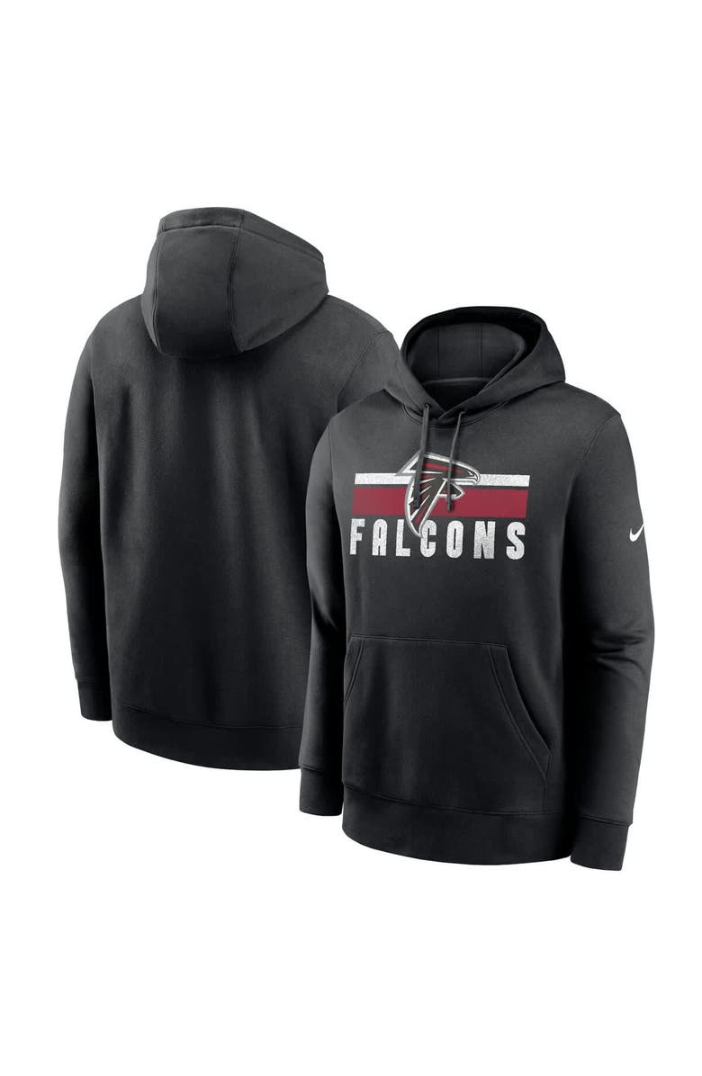 Nike Men's Nike Black Atlanta Falcons Club Fleece Pullover Hoodie, Main, color, Black