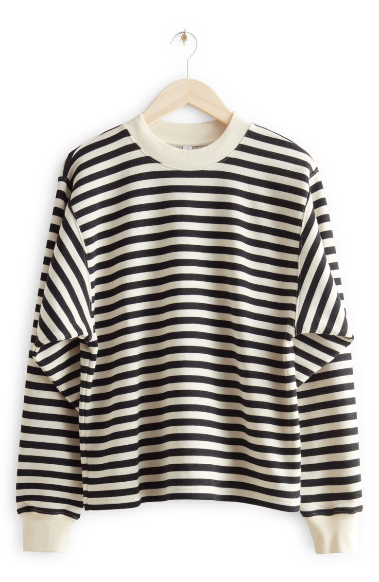 & Other Stories Stripe Long Sleeve Top, Alternate, color,